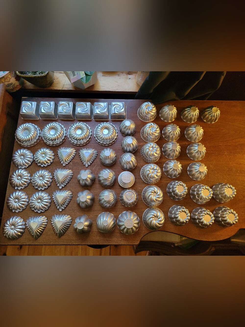 Vintage Lot of 58 Mini Molds and Other Cake and Jell-O Molds